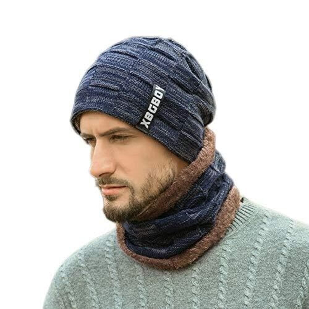 5082 Pieces Winter Beanie Hat Scarf Set, Warm Knit Hat Thick Knit Skull Cap